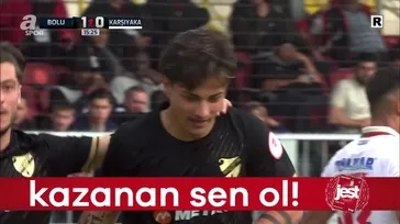 Boluspor 1-0 Karşıyaka Gol: Alptekin Çaylı
