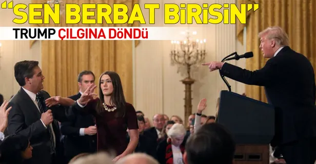 Trump gazeteciye öfke kustu! Beyaz Saray basın kartını askıya aldı