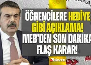 Son dakika! MEBden öğrencilere hediye gibi açıklama! Anaokulu, 1,2,3,4,5,6,7,8. sınıflar için flaş karar! 4 gün okul...