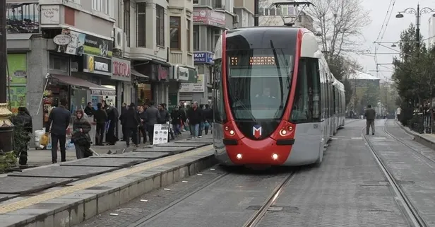 Kabataş-Bağcılar Tramvay Hattı'nda seferler durdu
