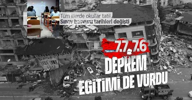 Deprem sonrası eğitime ara! Milli Eğitim Bakanı Mahmut Özer duyurdu: Tüm Türkiye’de okullar tatil edildi... O illerdeki üniversiteler...