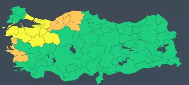 Kar yağışı İstanbul'a giriş yaptı! Meteoroloji'den İstanbul dahil 19 kente sarı ve turuncu kodlu uyarı! Kar yağışı fırtınası yolda-11