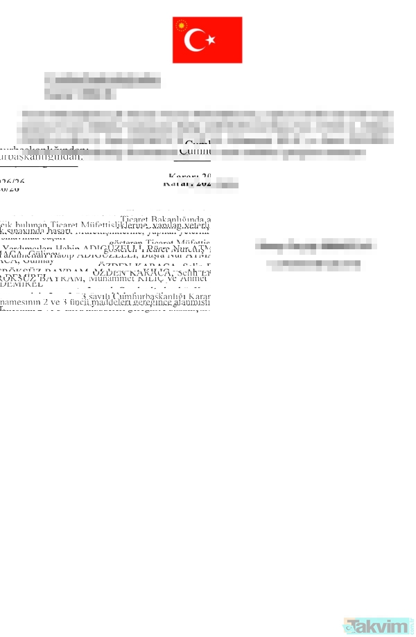 Atama ve görevden alma kararları Resmi Gazete'de: Tan Sağtürk'ün yeni görevi belli oldu - 16