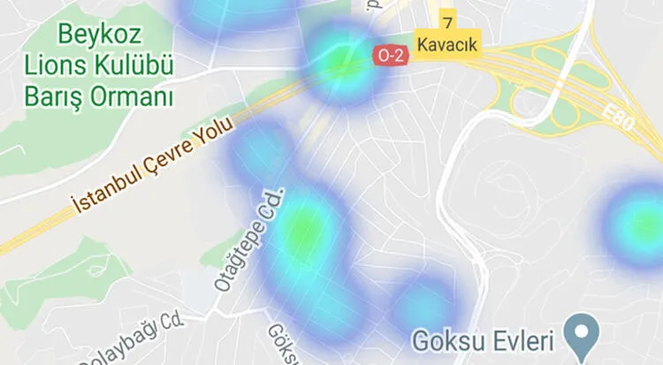 İstanbul'un güncel koronavirüs yoğunluk haritası! İşte ilçe ilçe İstanbul koronavirüs vaka haritası | Hayat Eve Sığar - 11