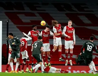 ManU’nun zirve yarışına bir darbe de Arsenal’den