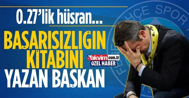 En yüksek yenilgiye sahip başkan oldu