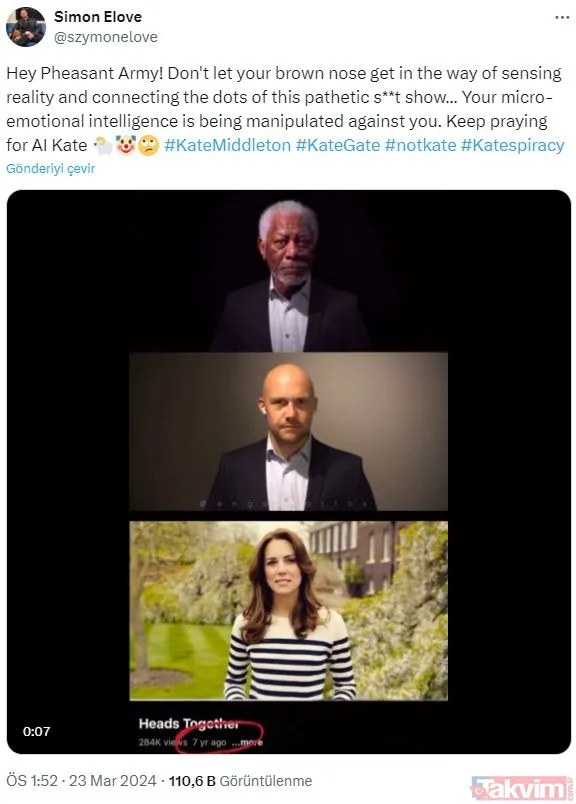 Kate Middleton videosu deepfake mi yapay zeka mı? Kanser açıklaması iddialara son vermedi! Didik didik incelediler: Yedi yıl önce de aynı kazağı giymişti - 3