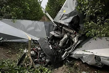 Eğitim uçağı düştü