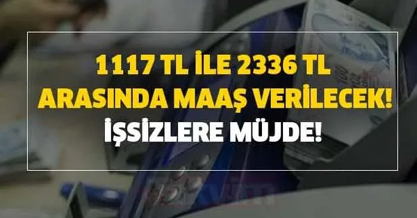 1117 tl ile 2336 tl arasinda issizlik