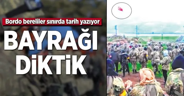 Bayrağı diktik