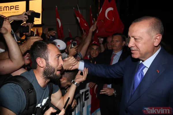 Başkan Erdoğan'a ABD'de coşkulu karşılama - 14