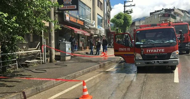 Bursa'da korkutan yangın!