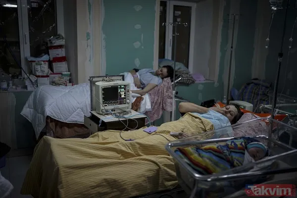 Ölümle yaşam arasında savaş! Kiev'deki doğum hastanesi görüntülendi! Hüzünlü kareler... - 9