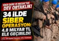 34 ilde bahis ve dolandırıcılık operasyonu