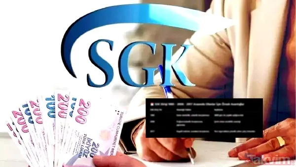 SGK girişi 1995-2006-2017 arası olan yaşadı! 1800-2160-3600 gün primle erken emeklilik - 1