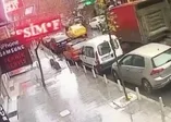 İstanbul'da dehşet anları kamerada!