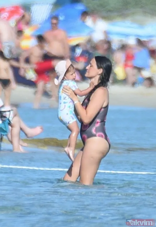 Barış Arduç ve Gupse Özay'ın kızları Jan Asya'ya bakın! Çeşme'de denizin keyfini böyle çıkardılar... - 5