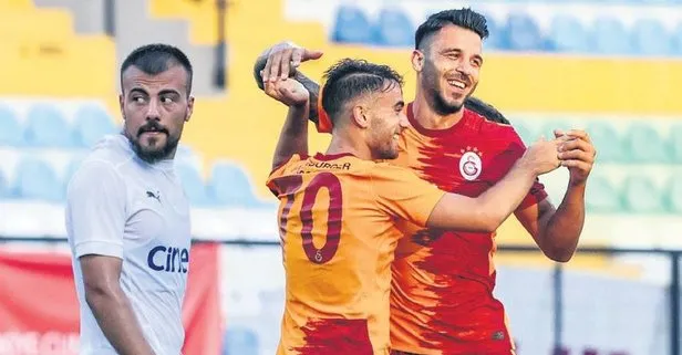 Galatasaray’dan 4 gollü prova