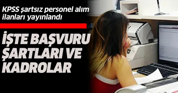 2020 Ocak ayı memur ve personel alım ilanları! KPSS şartsız personel alımları