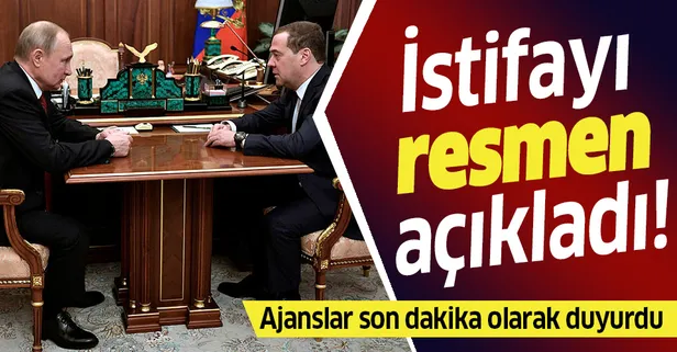 Son dakika haberi: Rusya Başbakanı Medvedev hükümetin istifasını verdi