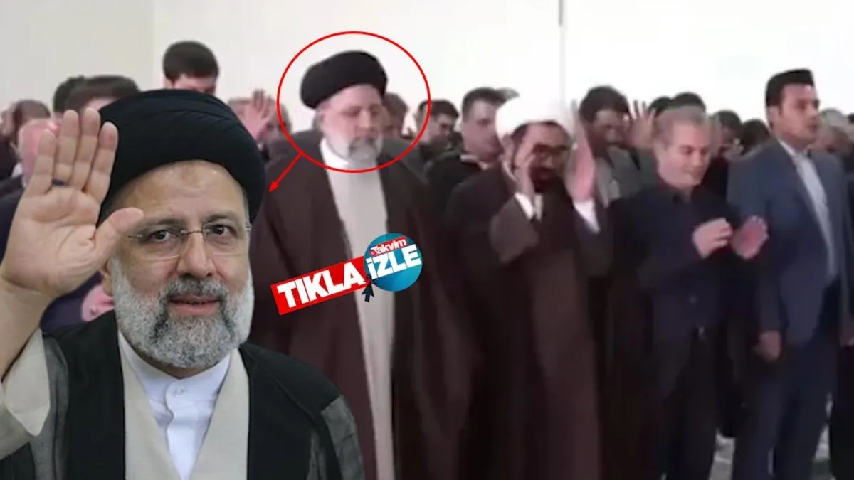 İZLE I İran Cumhurbaşkanı İbrahim Reisi'nin son görüntüleri yayınlandı! İşte o anlar...