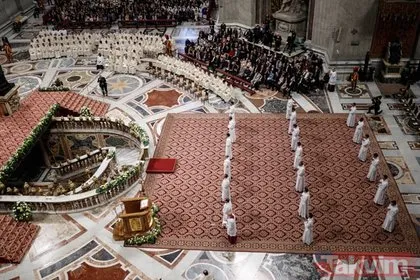 Vatikan’daki törende dikkat çeken o an