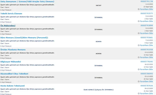 En az ilkokul mezunu İŞKUR hastanelere işçi alımı başvuru şartları!-3