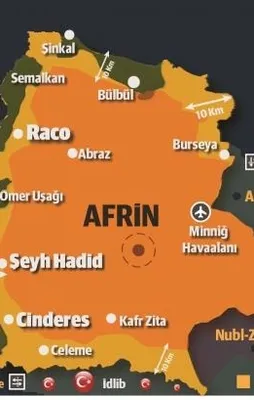 Afrin'de ilerleyişin önündeki tek engel!