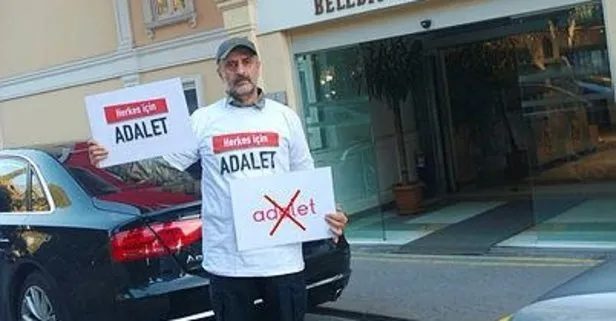Gazeteciden CHP’ye ‘adalet’ protestosu