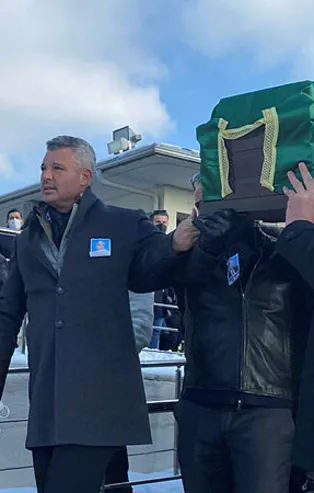 İş insanı Sadettin Saran'ın babası Özbek Saran son yolculuğuna uğurlandı