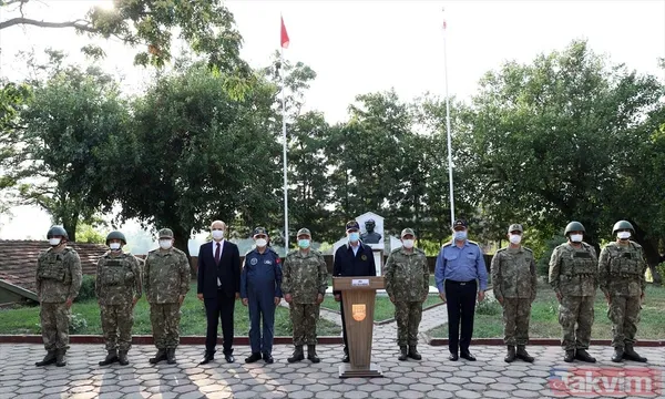 SON DAKİKA: Milli Savunma Bakanı Akar komutanlarla Edirne'de! Yunanistan'a sert mesaj - 10