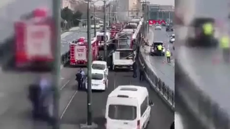 Tramvay altında can pazarı!