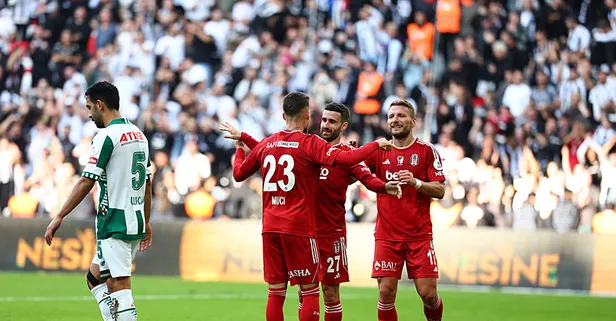 Kartal'ın yüksek uçuşu! Beşiktaş Konyaspor'u 2-0 yendi!