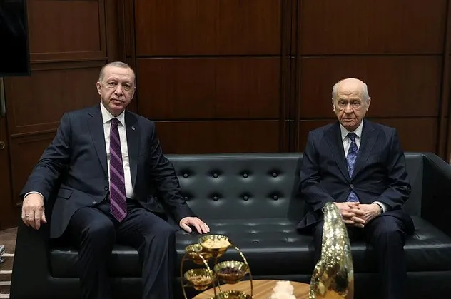 Son dakika: Başkan Erdoğan MHP Genel Başkanı Devlet Bahçeli ile bir araya geldi