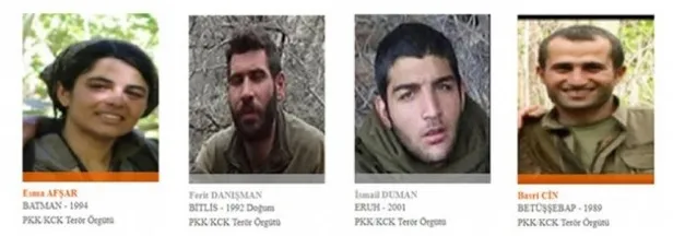 Son dakika: Terörden Arananlar listesine 4 çizik daha!-1