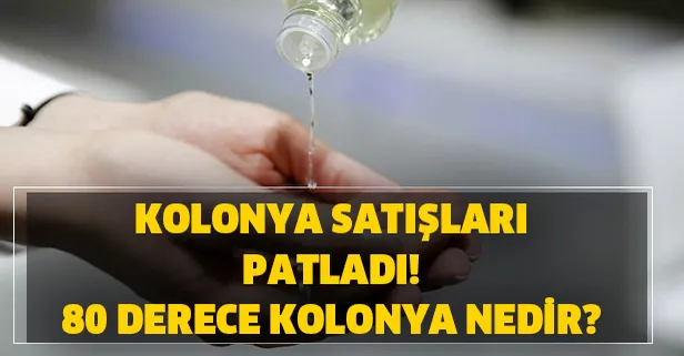 Virüse karşı "kolonya" önlemi... 80 derece kolonya nedir? Kolonyada alkol oranı önemli mi?