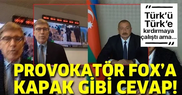 FOX News’in provokatif sorularına Aliyev'den tokat gibi cevap