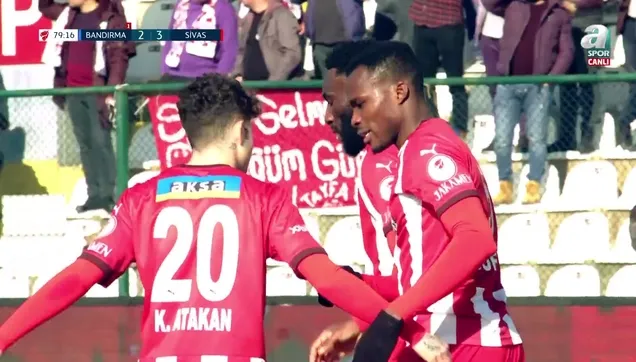 GOL | Bandırmaspor 2-3 Sivasspor