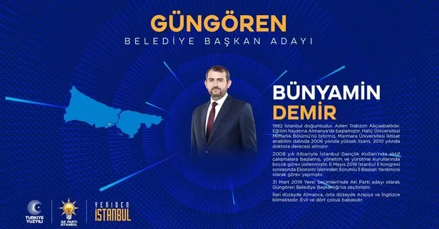 Bünyamin Demir kimdir, kaç yaşında, nereli? MHP, CHP ve İYİ Parti adayları! AK Parti İstanbul Güngören Belediyesi başkan adayı kim oldu?