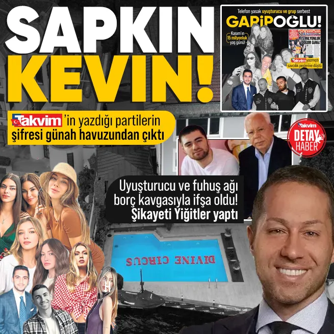 Kasım Garipoğlunun uyuşturucu partilerindeki şifre yalıdaki havuzdan çıktı: Divine Circus!