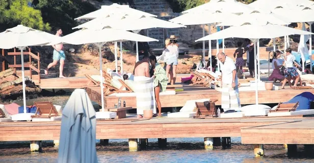 Şebnem'den Celal Çapa'ya havlulu perdeleme