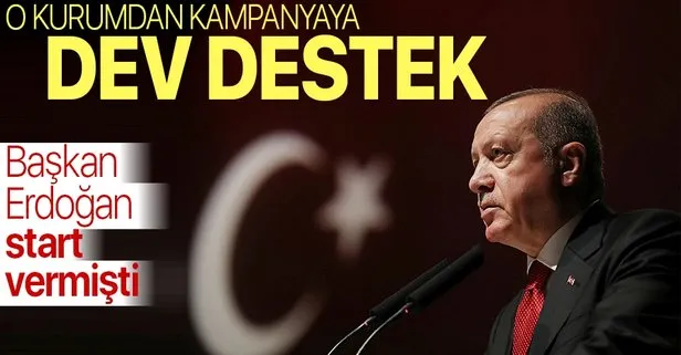 SSB'den Milli Dayanışma'ya 10 milyonluk destek