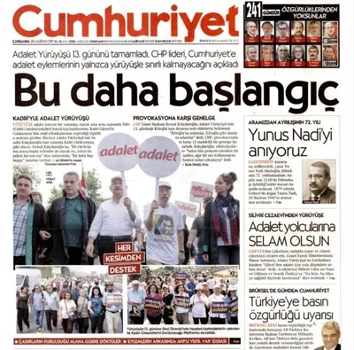 CHP yürüyüşünde kirli tezgah!-1