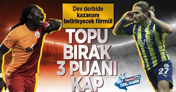 Türkiye’nin dört gözle beklediği Fenerbahçe-Galatasaray derbisinde dikkat çeken istatistikler! Kazanılan 4 maçtaki tabloya dikkat
