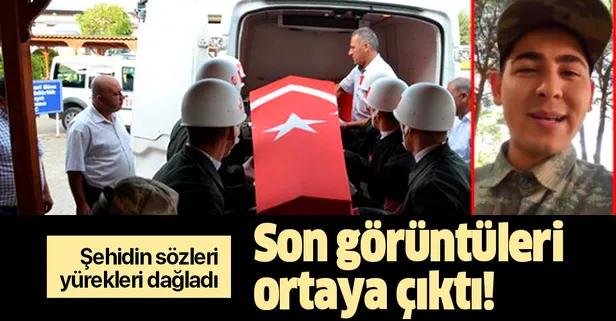 Şehit asker Yunus Mermer'in ailesine yolladığı video yürekleri dağladı