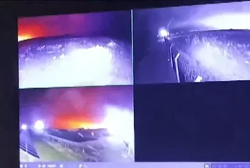 Ankara Haymana'da düşen jetin o anları kamerada