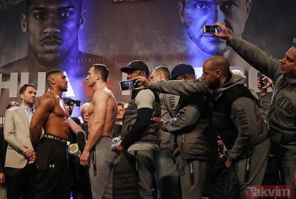 Anthony Joshua - Wladimir Klitschko maçı nefes kesti! - 46