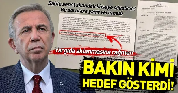 Sahte senet skandalına imza atan Mansur Yavaş yargıda aklanan Hüseyin Erdoğan’ı hedef gösterdi!