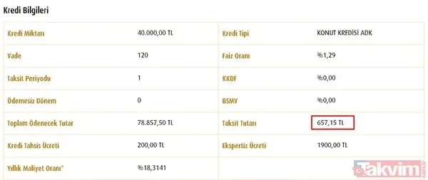 Ziraat Bankası, Vakıfbank, Halkbank 657 TL taksitle ev sahibi yapıyor! Sadece 5 bin TL peşinat yeterli! 120 ay taksitle devlet bankalarından 2. el daire fırsatı! - 6