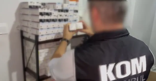 İstanbul'da kaçak ilaç operasyonu! Almanya, Çin ve ABD'den getirmişler! Piyasa değeri 150 milyon lira